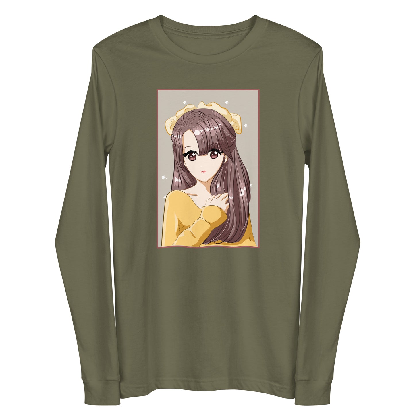 Damen Longsleeve anime girl #3