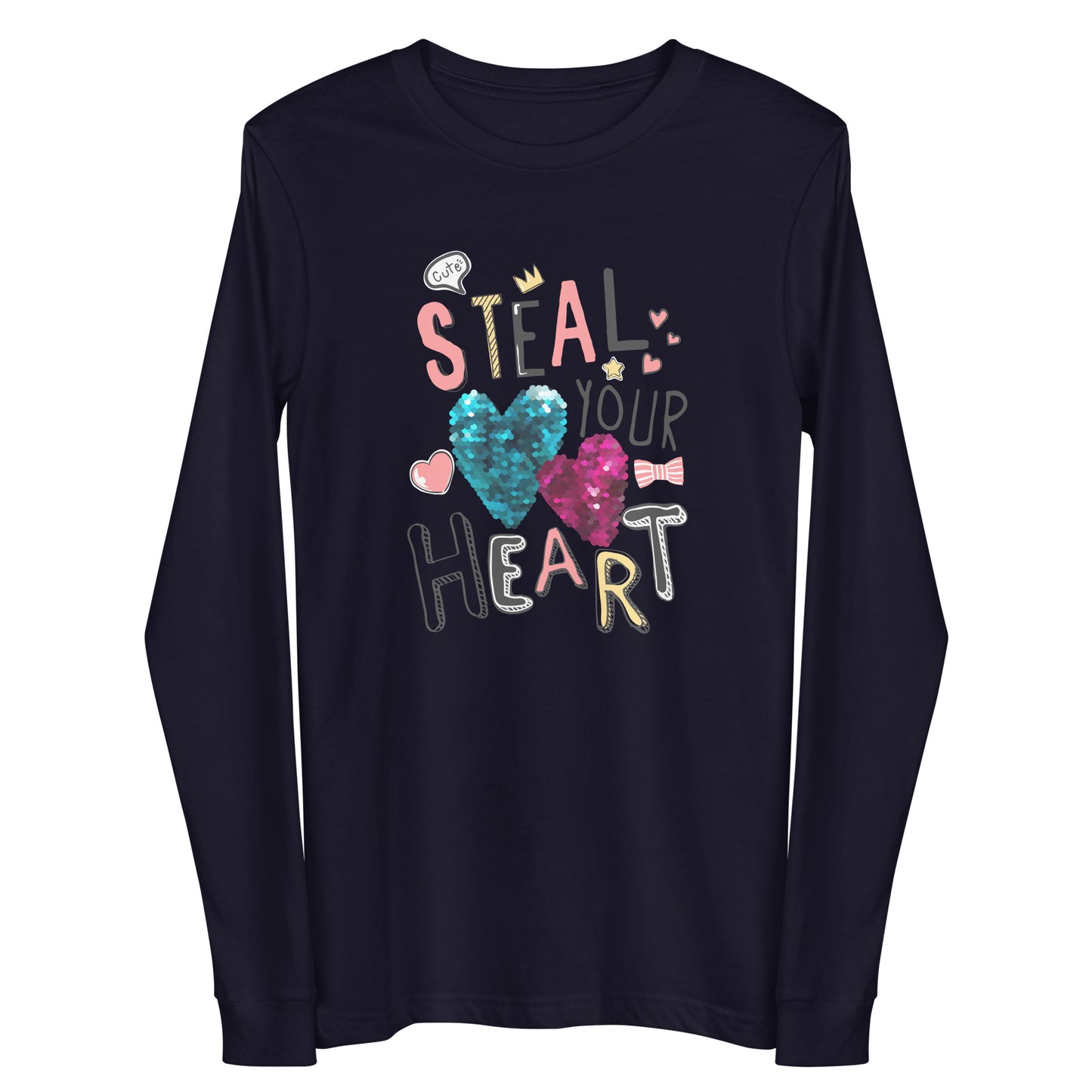 Damen Longsleeve steal your heart