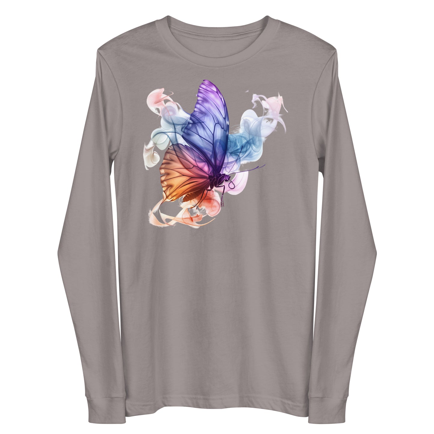 Damen Longsleeve Schmetterling Motiv #1