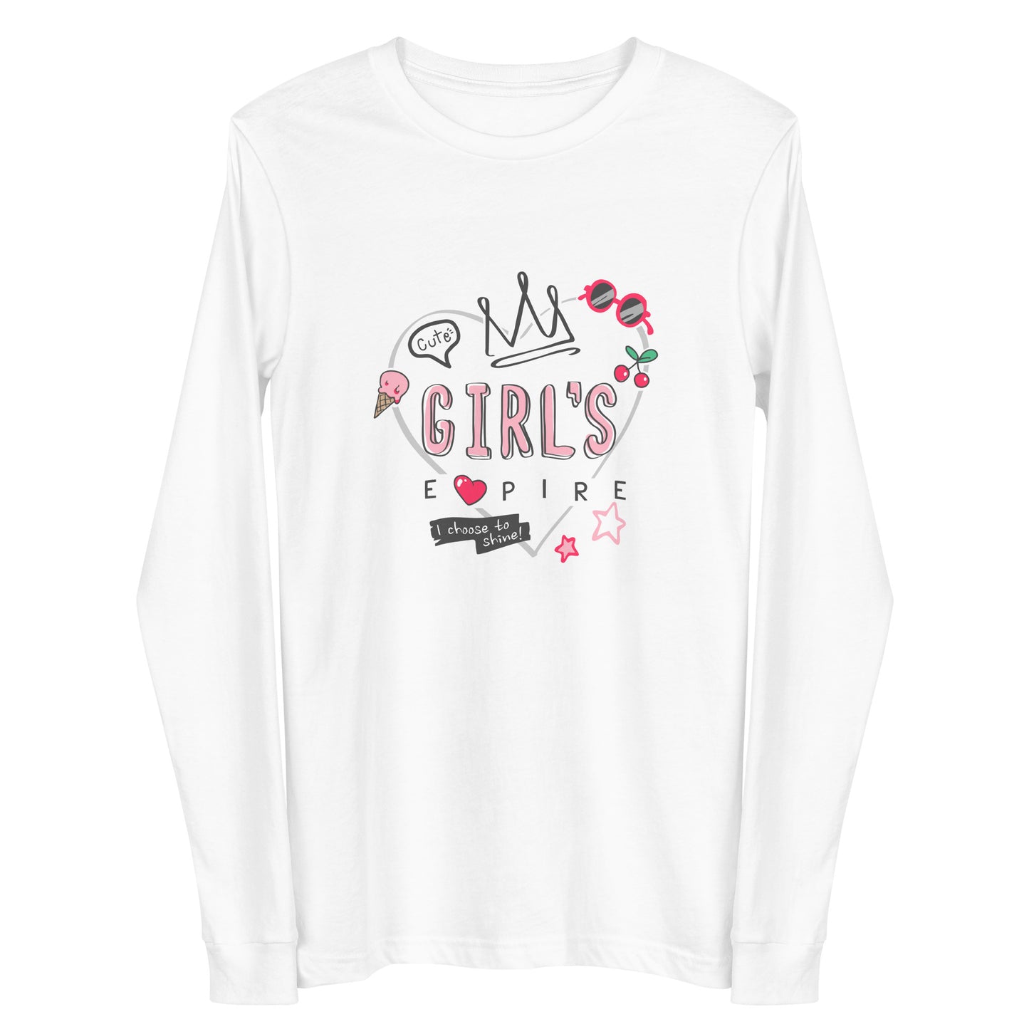 Damen Longsleeve Girls Empire