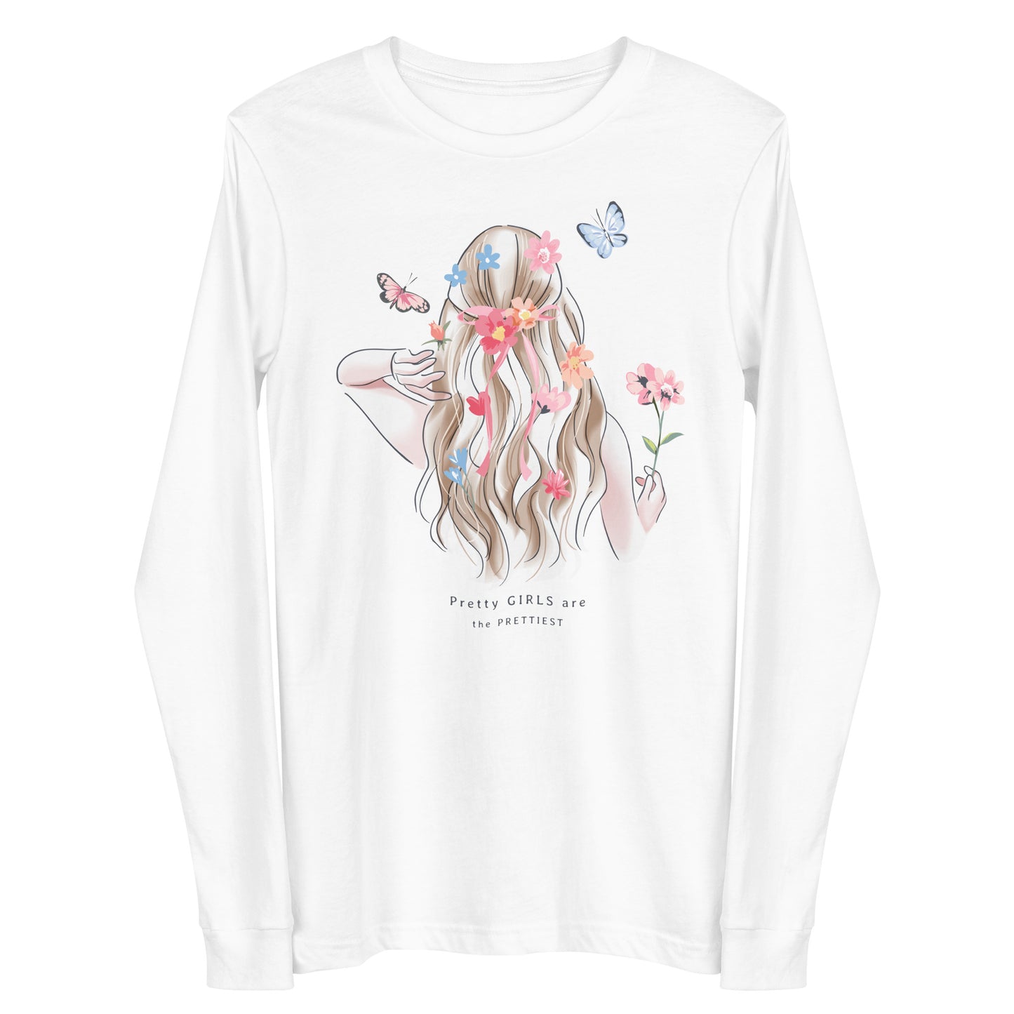 Damen Longsleeve pretty girls