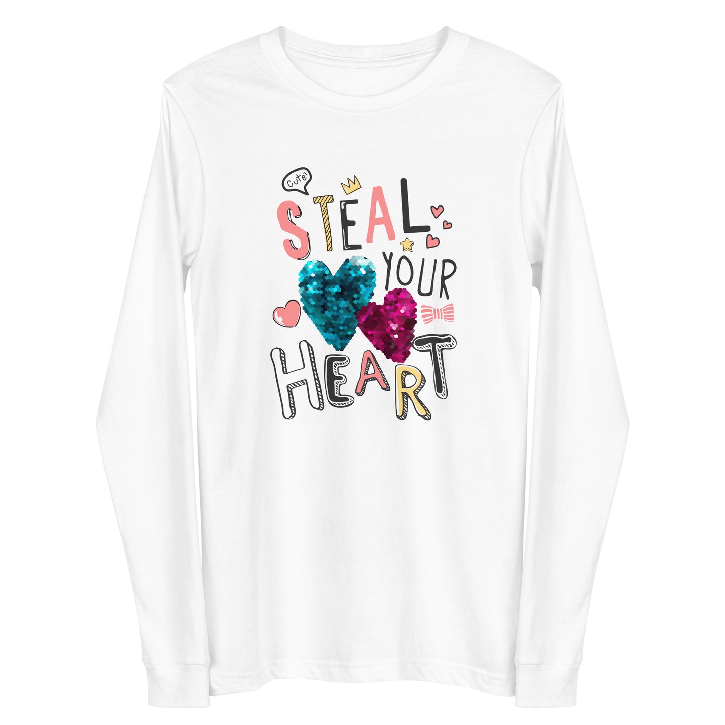 Damen Longsleeve steal your heart