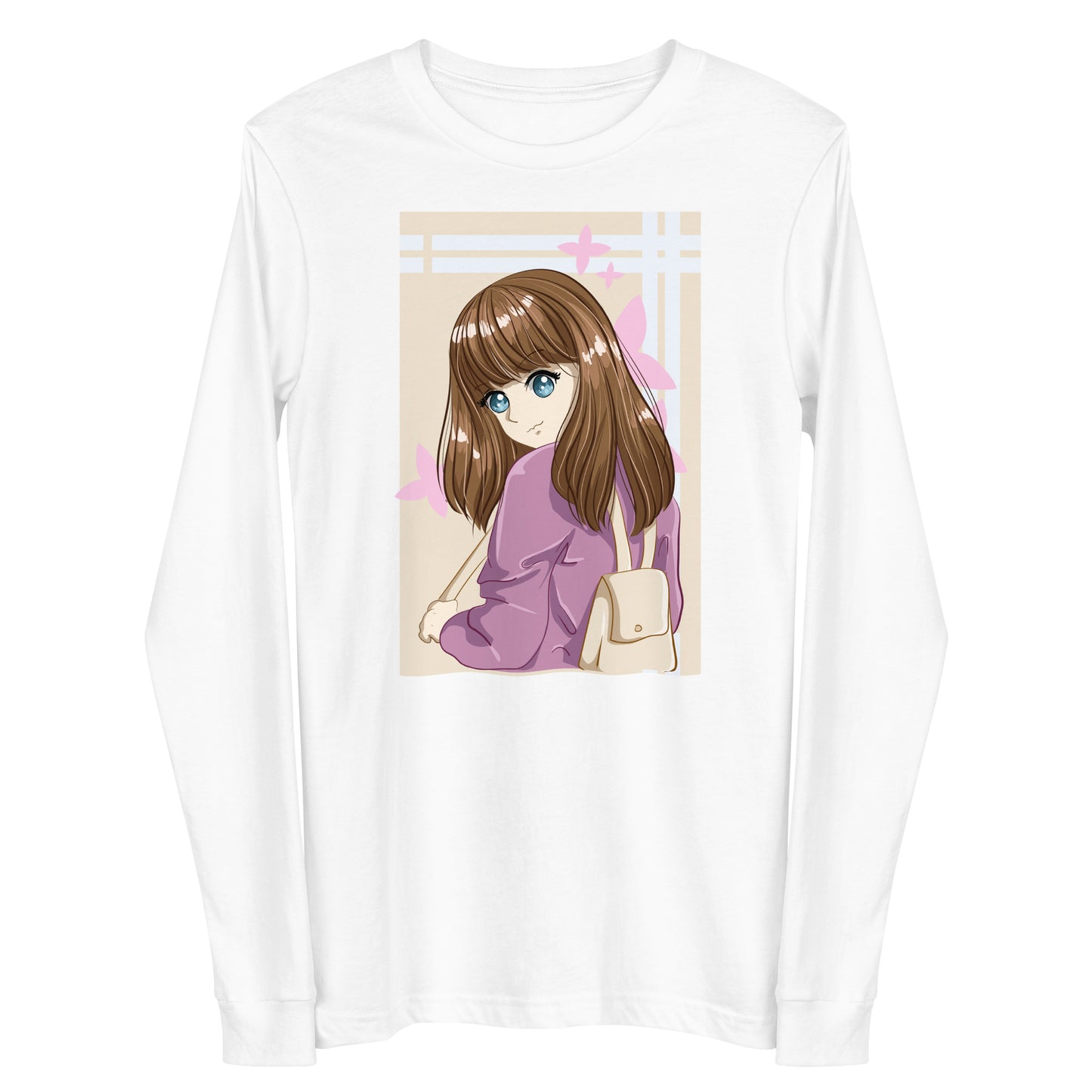 Damen Longsleeve anime girl
