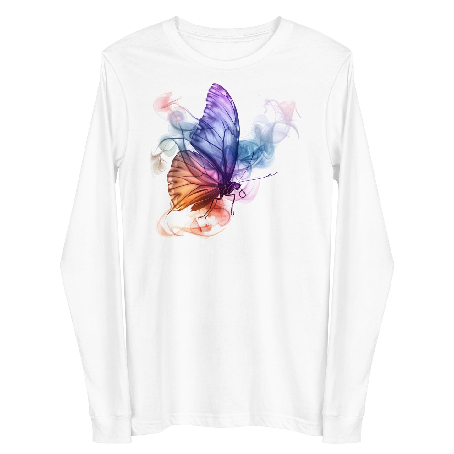 Damen Longsleeve Schmetterling Motiv #1