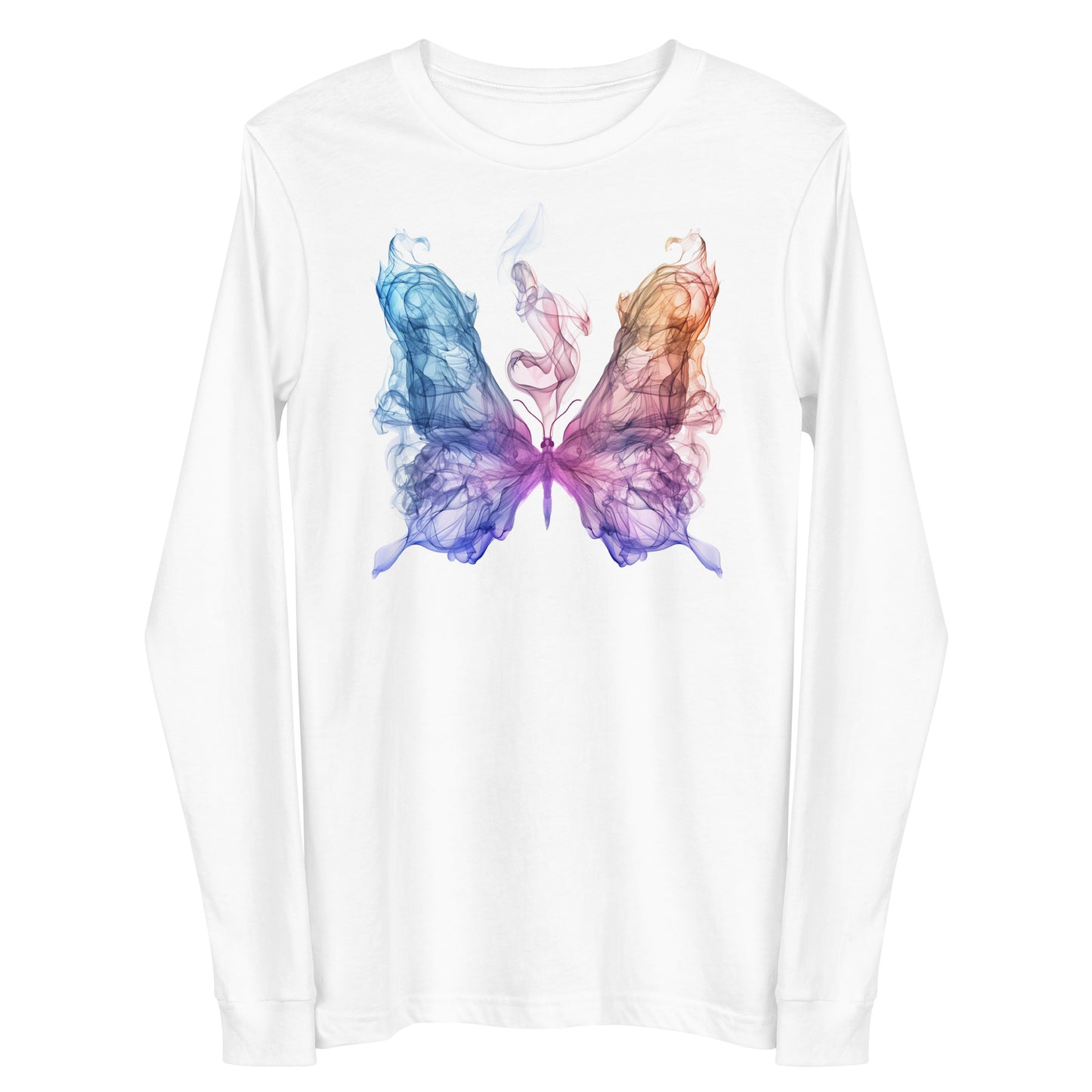 Damen Longsleeve Schmetterling Motiv #3