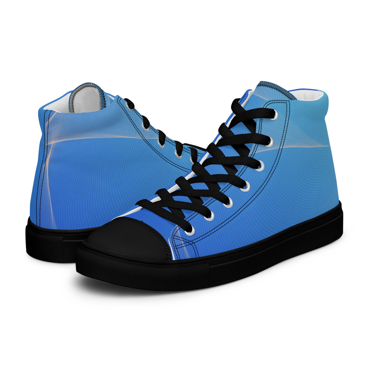 High-Top Damen Sneaker blue tone