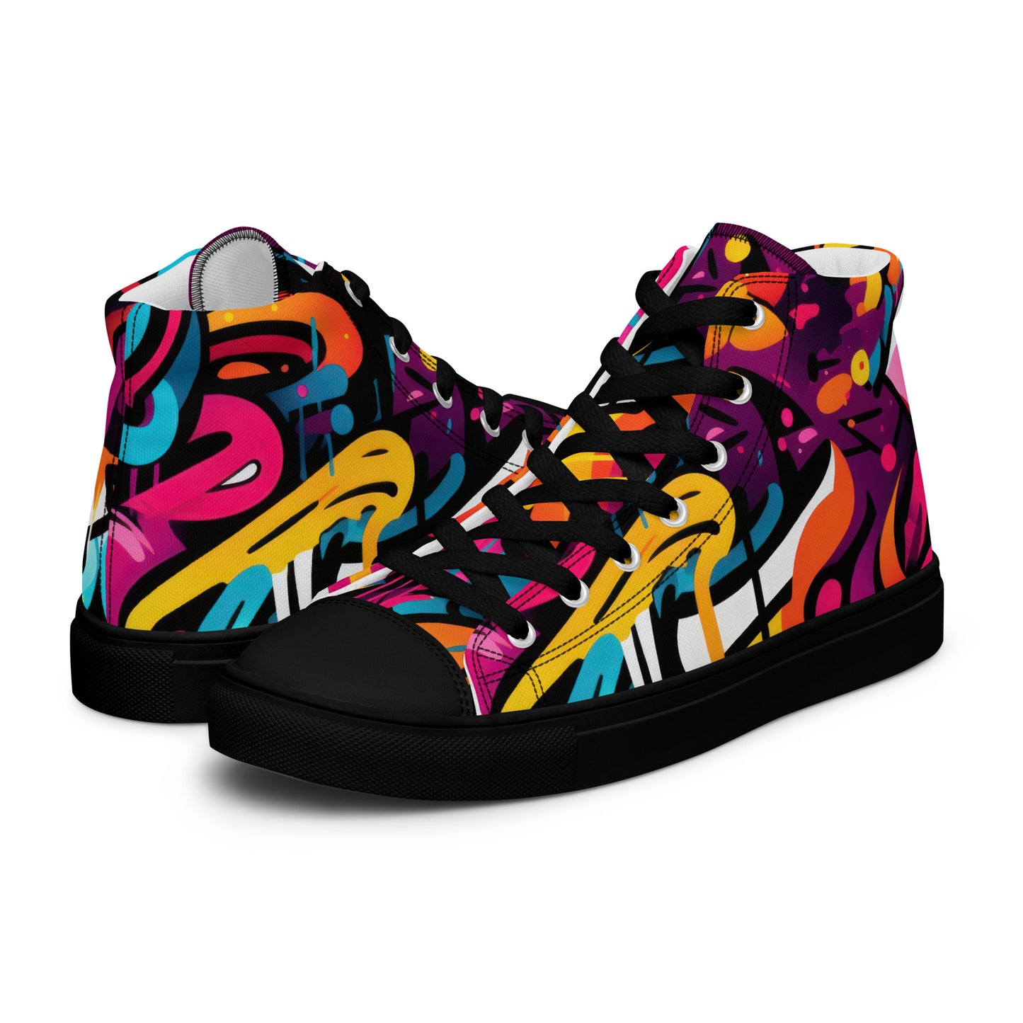 High-Top Damen Sneaker graffiti