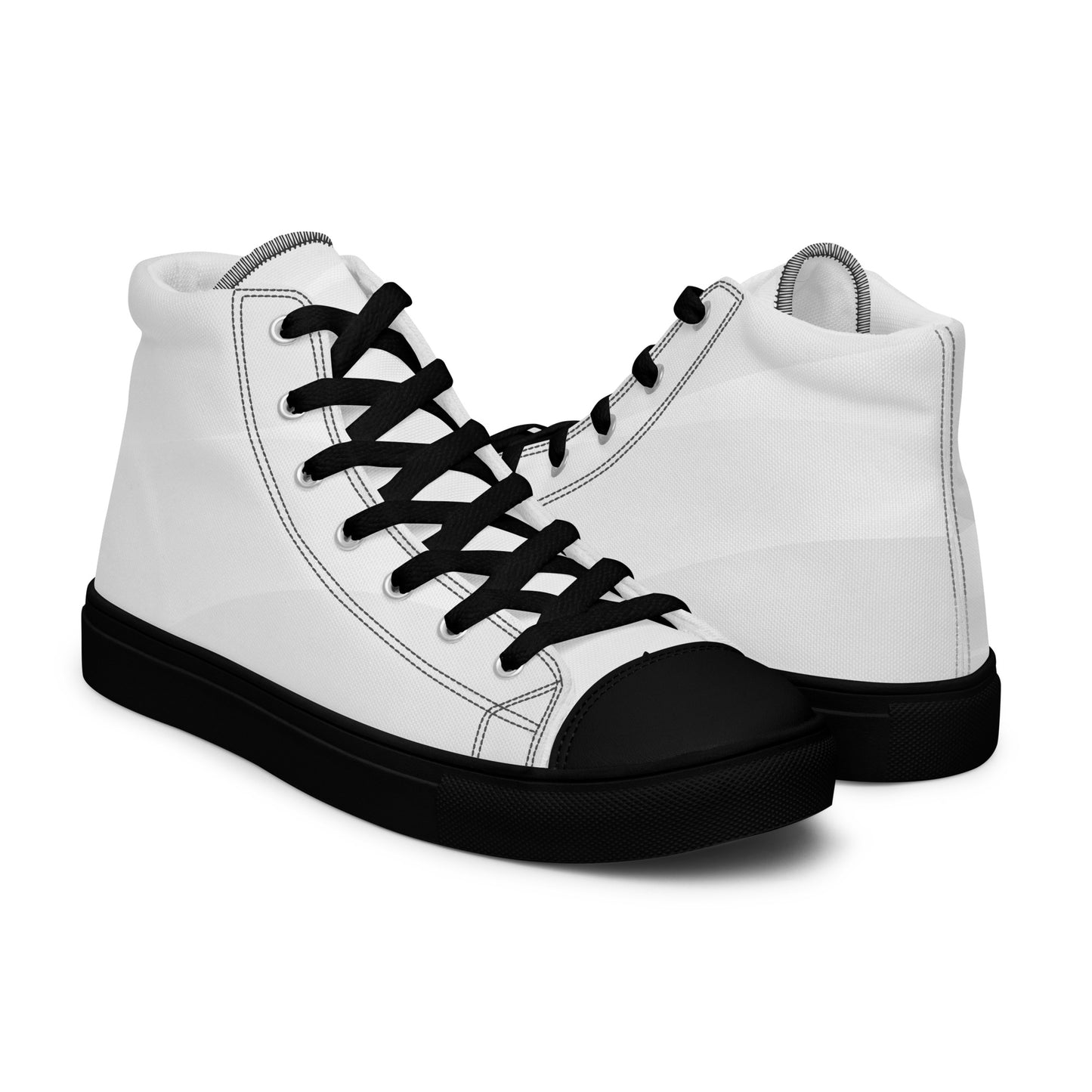 High-Top Damen Sneaker white waves