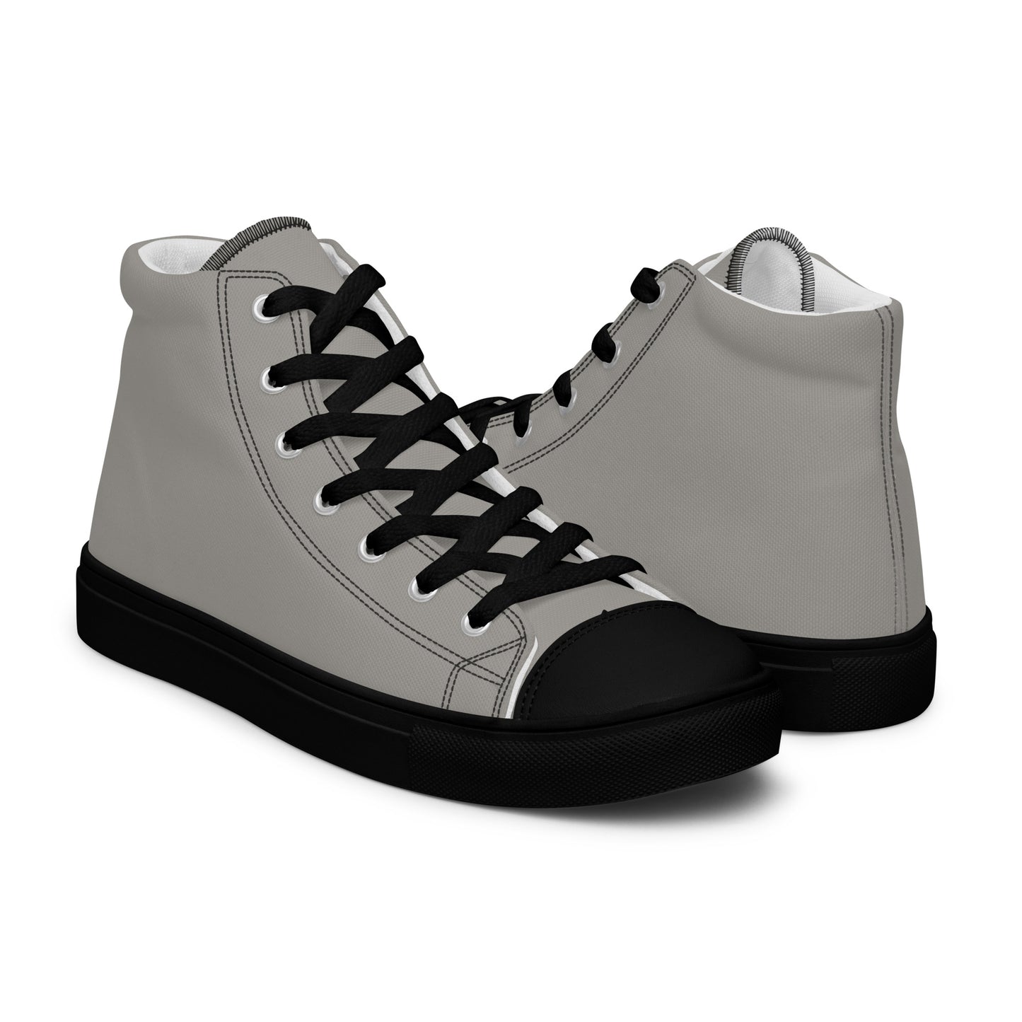 High-Top Damen Sneaker hellgrau