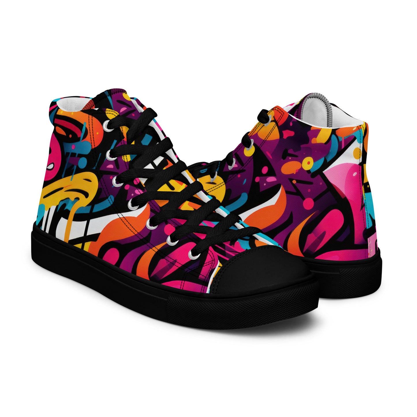 High-Top Damen Sneaker graffiti