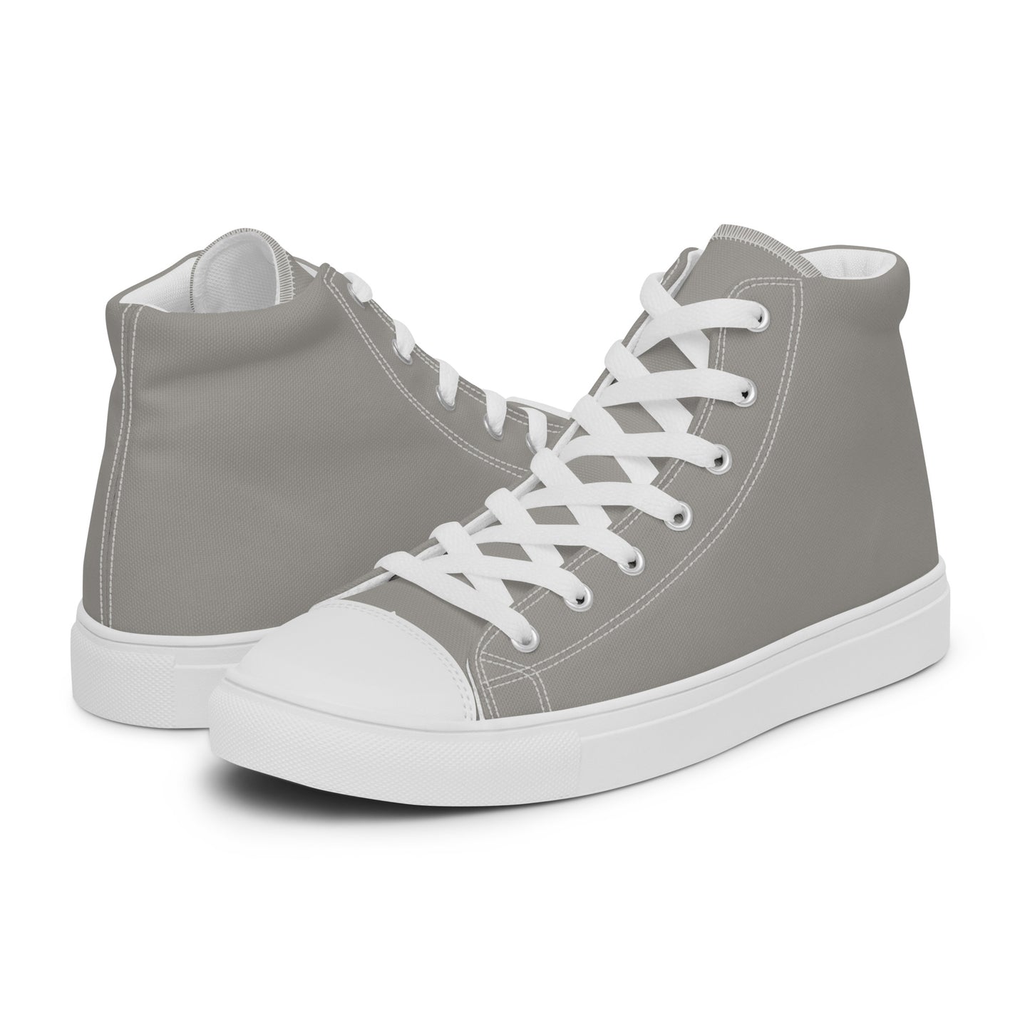 High-Top Damen Sneaker hellgrau
