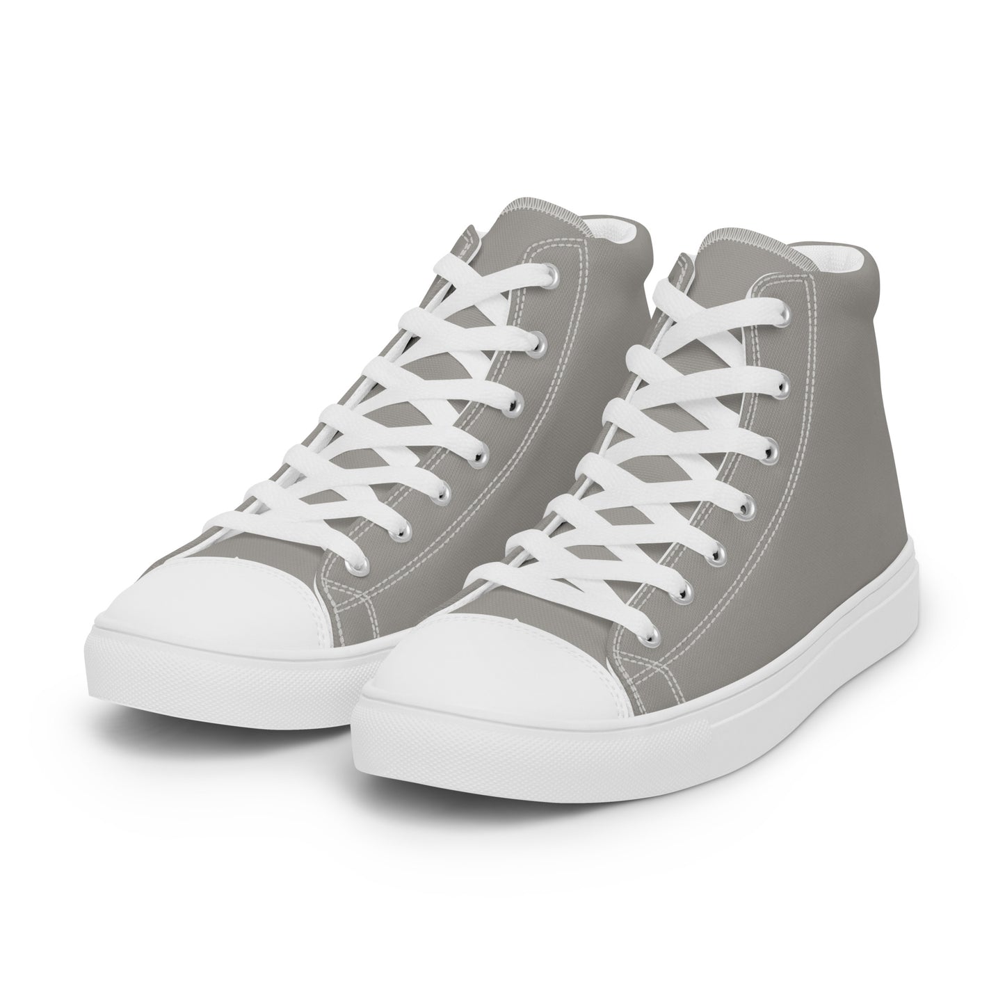 High-Top Damen Sneaker hellgrau