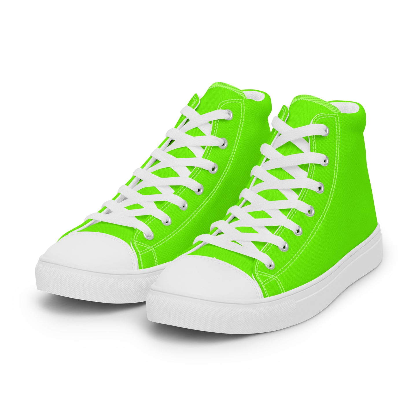 High-Top Damen Sneaker hellgrün