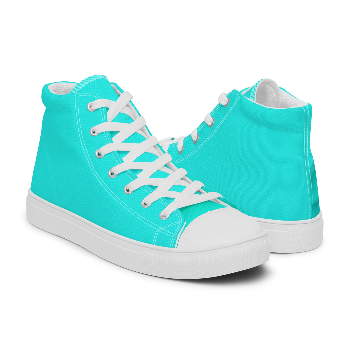 High-Top Damen Sneaker Himmelblau
