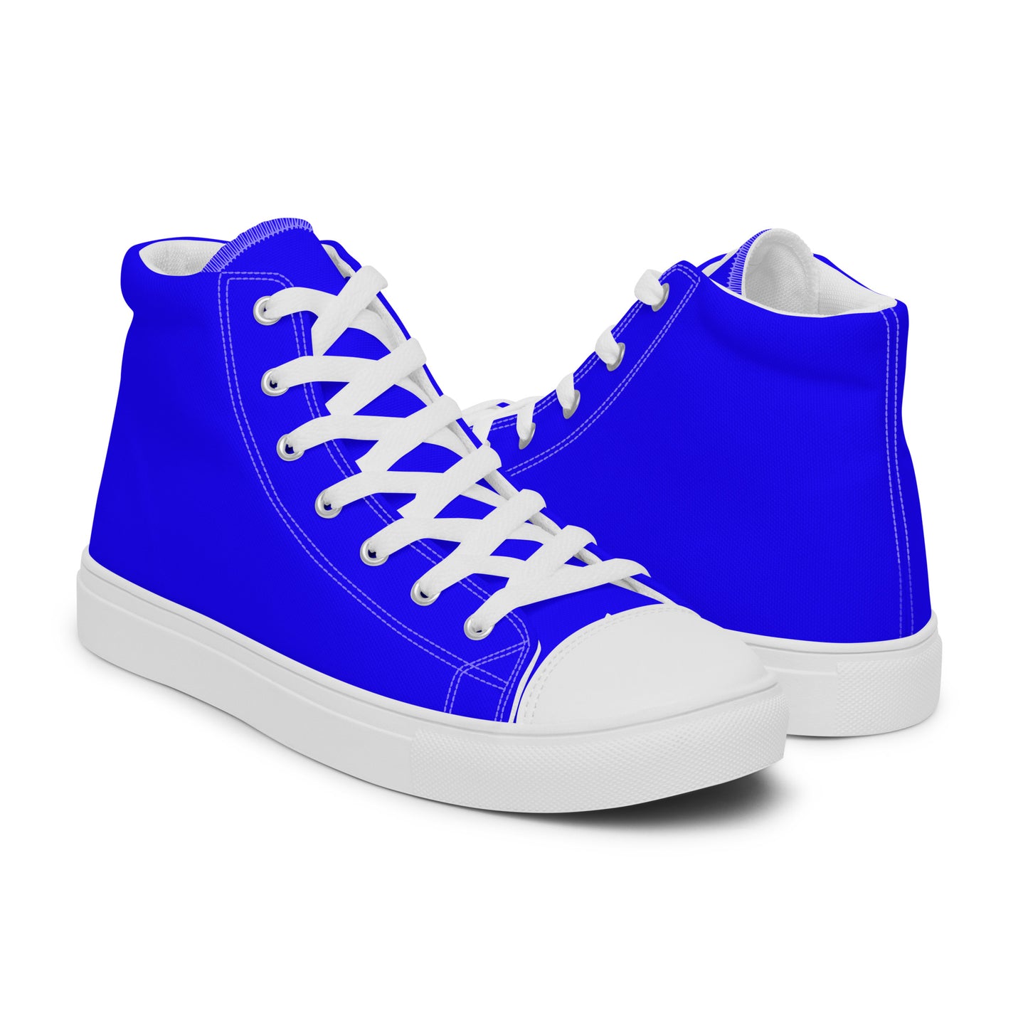 High-Top Damen Sneaker royalblau