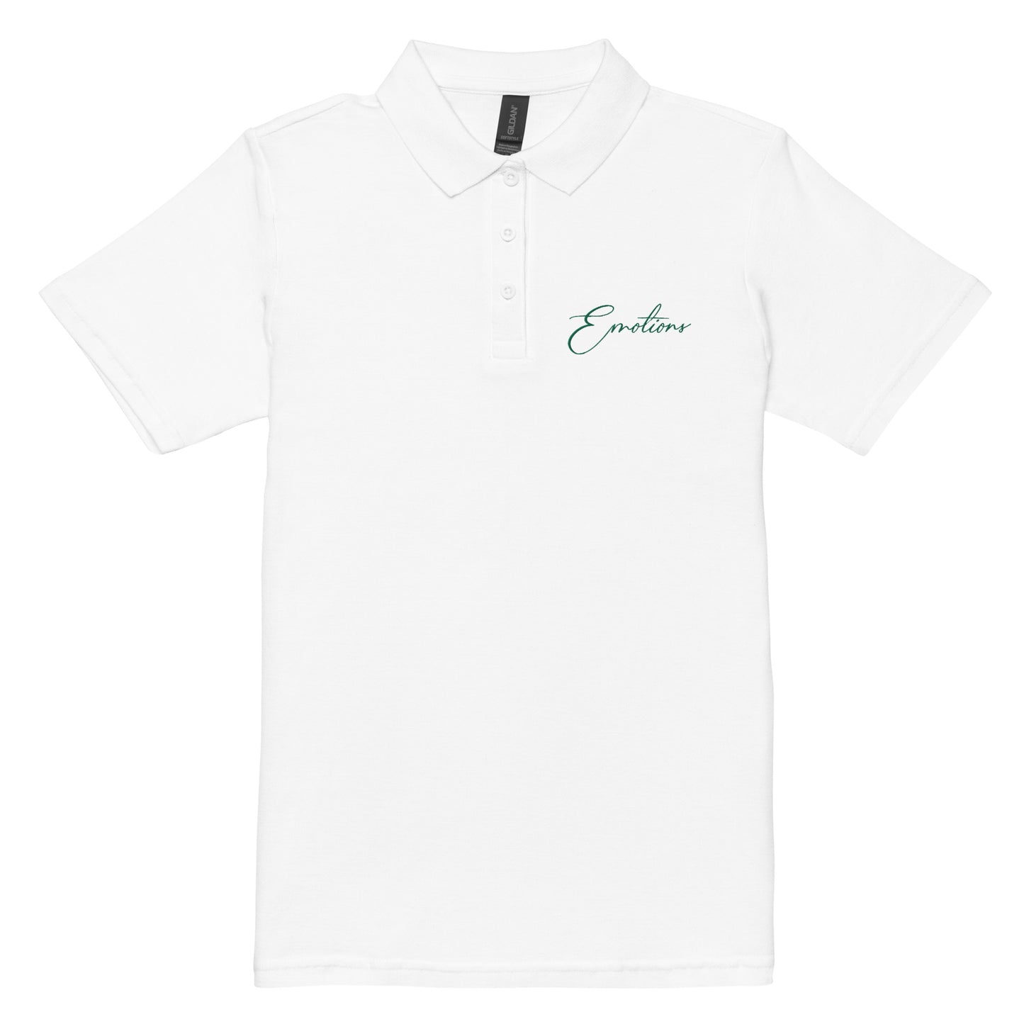 Emotions weißes Poloshirt für Damen