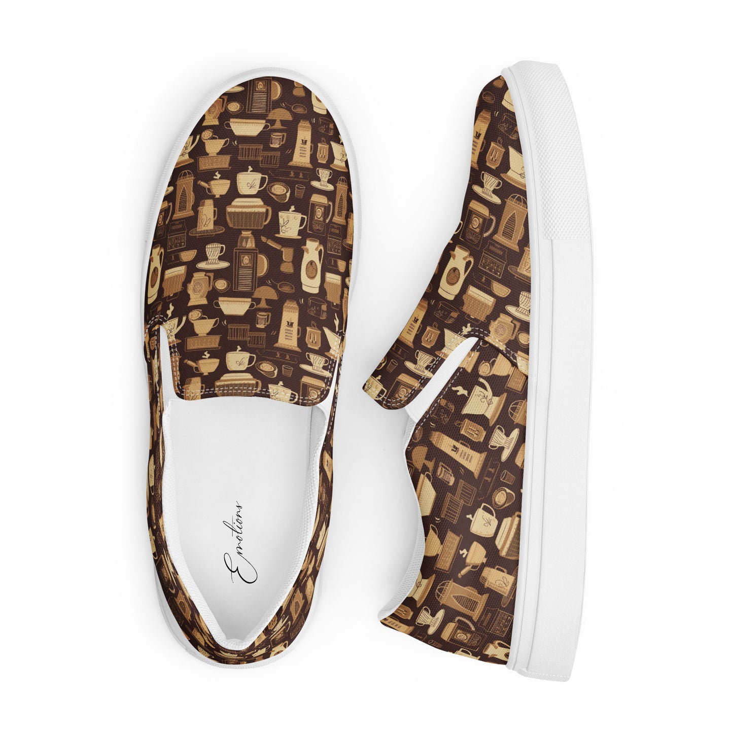 Damen Slipper Vintage Kaffee