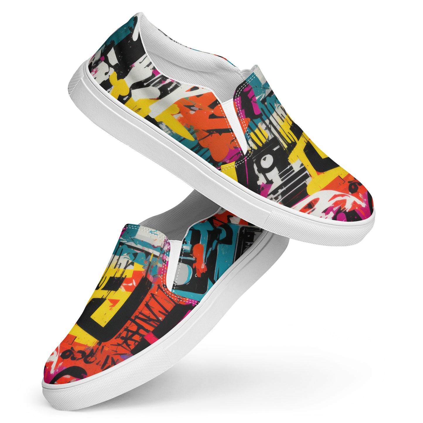 Damen Slipper Graffiti