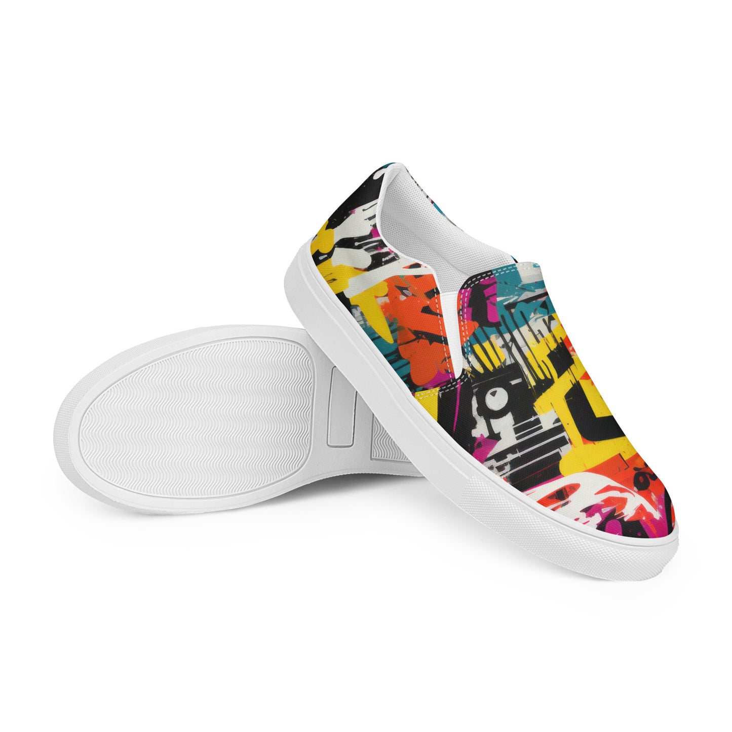 Damen Slipper Graffiti