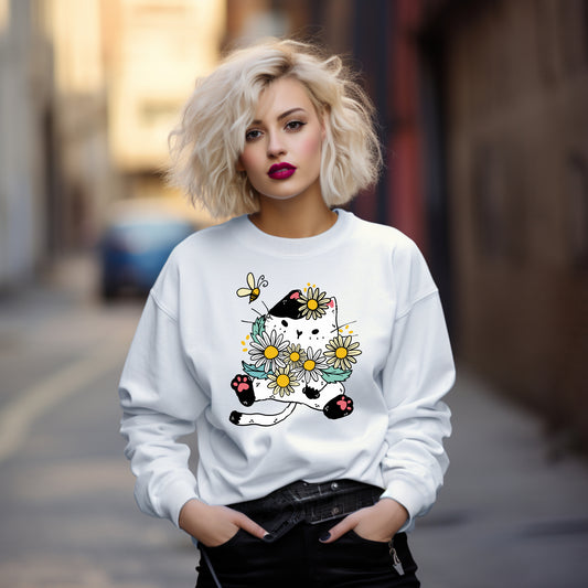 Damen Pullover meow