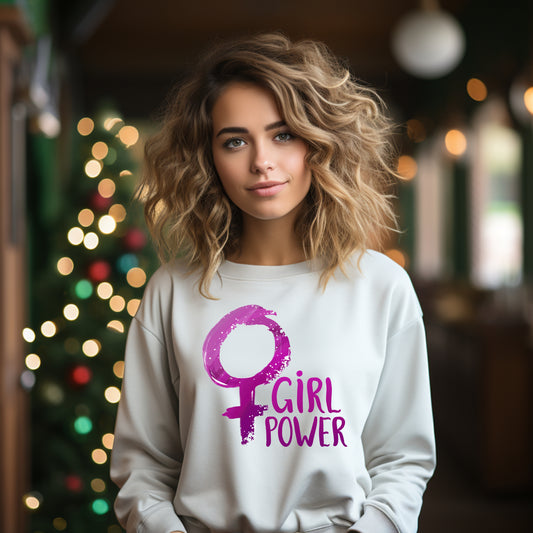 Damen Pullover girl power