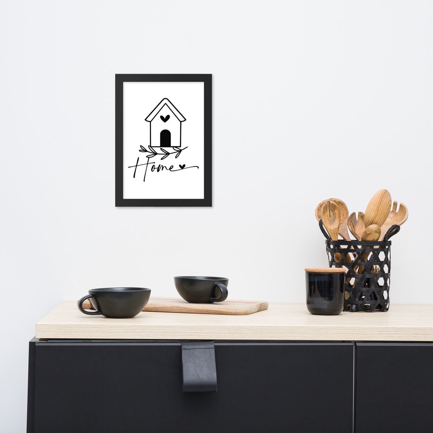Gerahmtes Poster home
