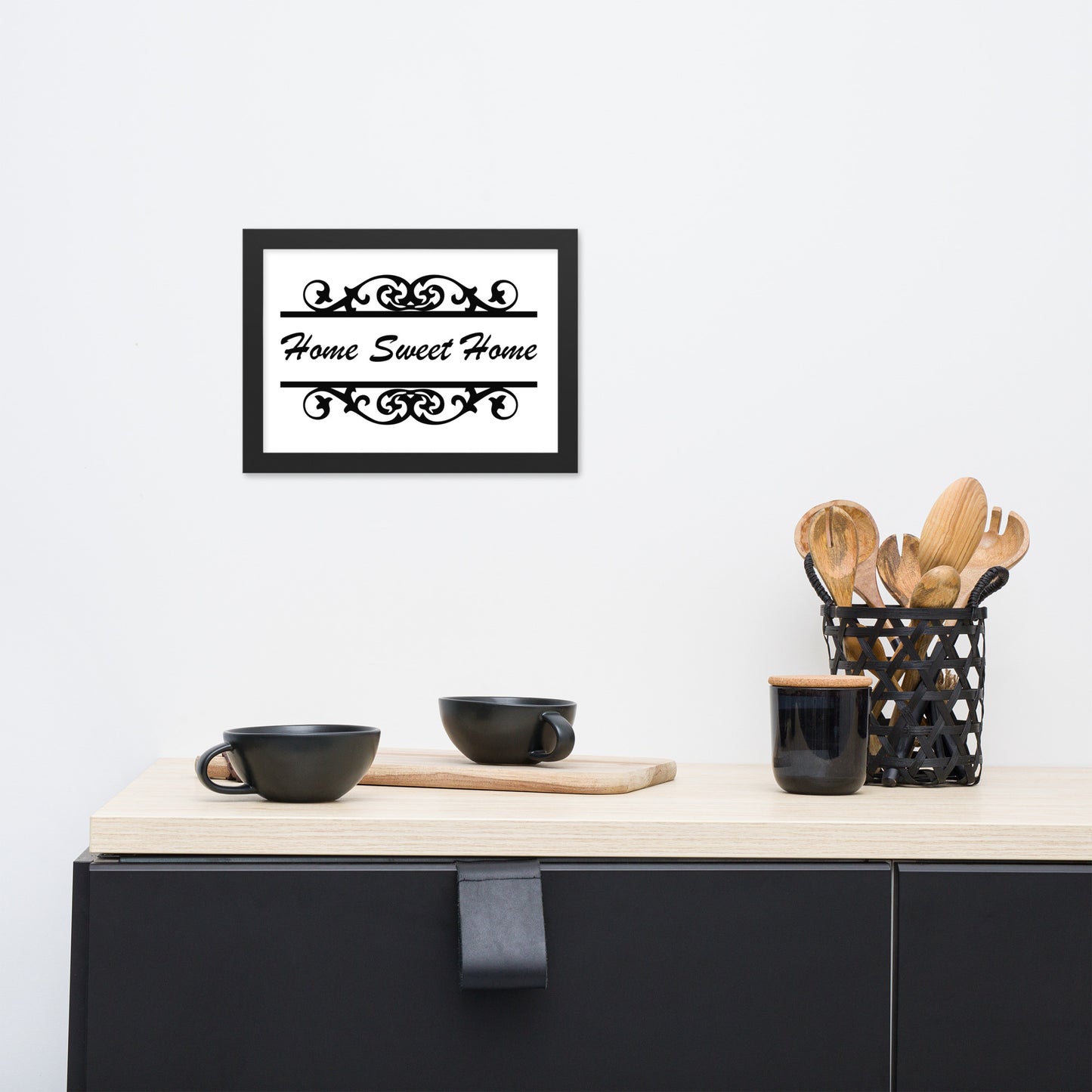 Gerahmtes Poster home sweet home Motiv #3