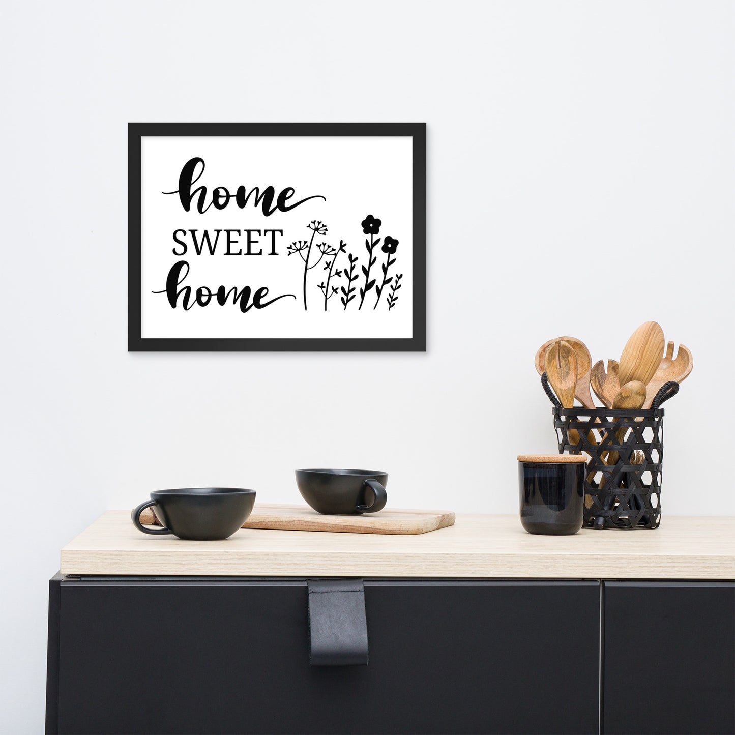 Gerahmtes Poster home sweet home Motiv #2