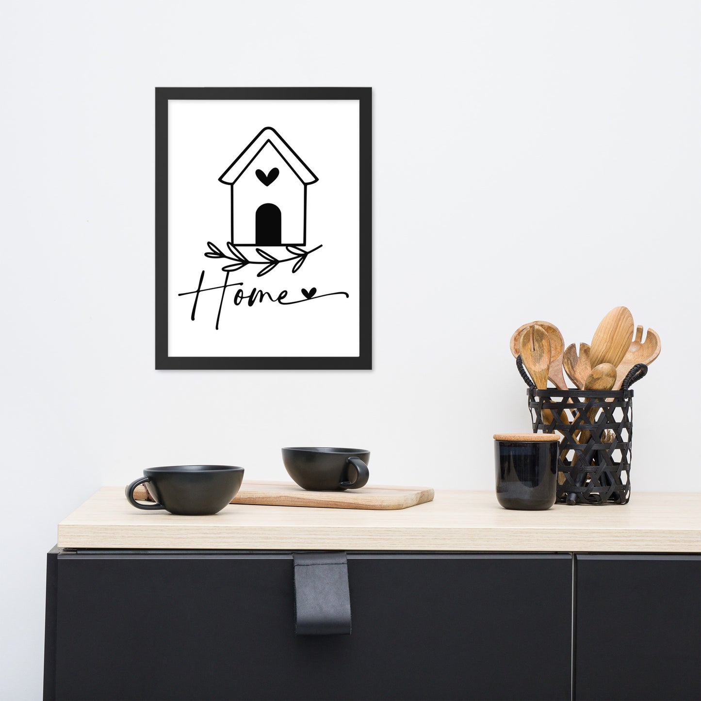 Gerahmtes Poster home