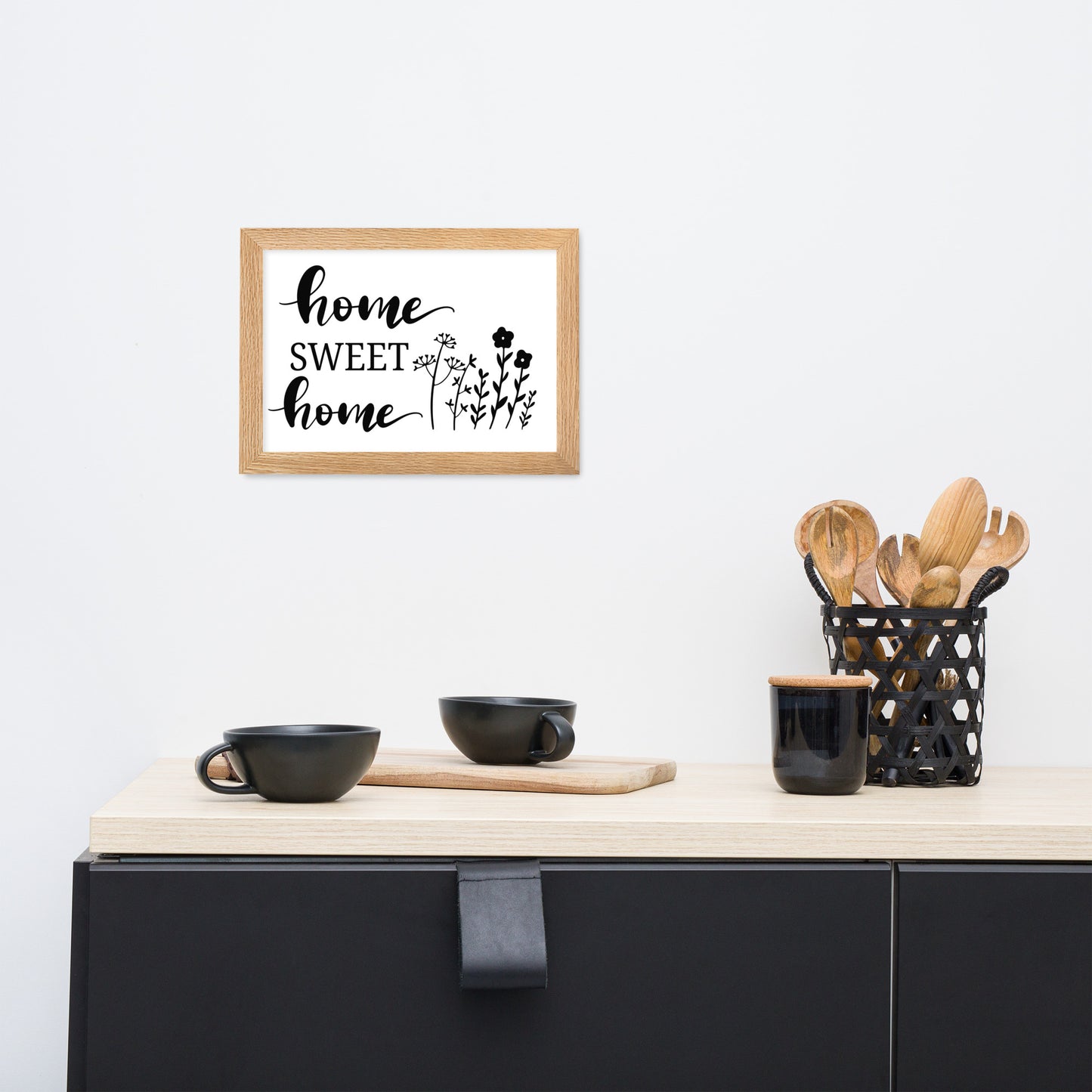 Gerahmtes Poster home sweet home Motiv #2