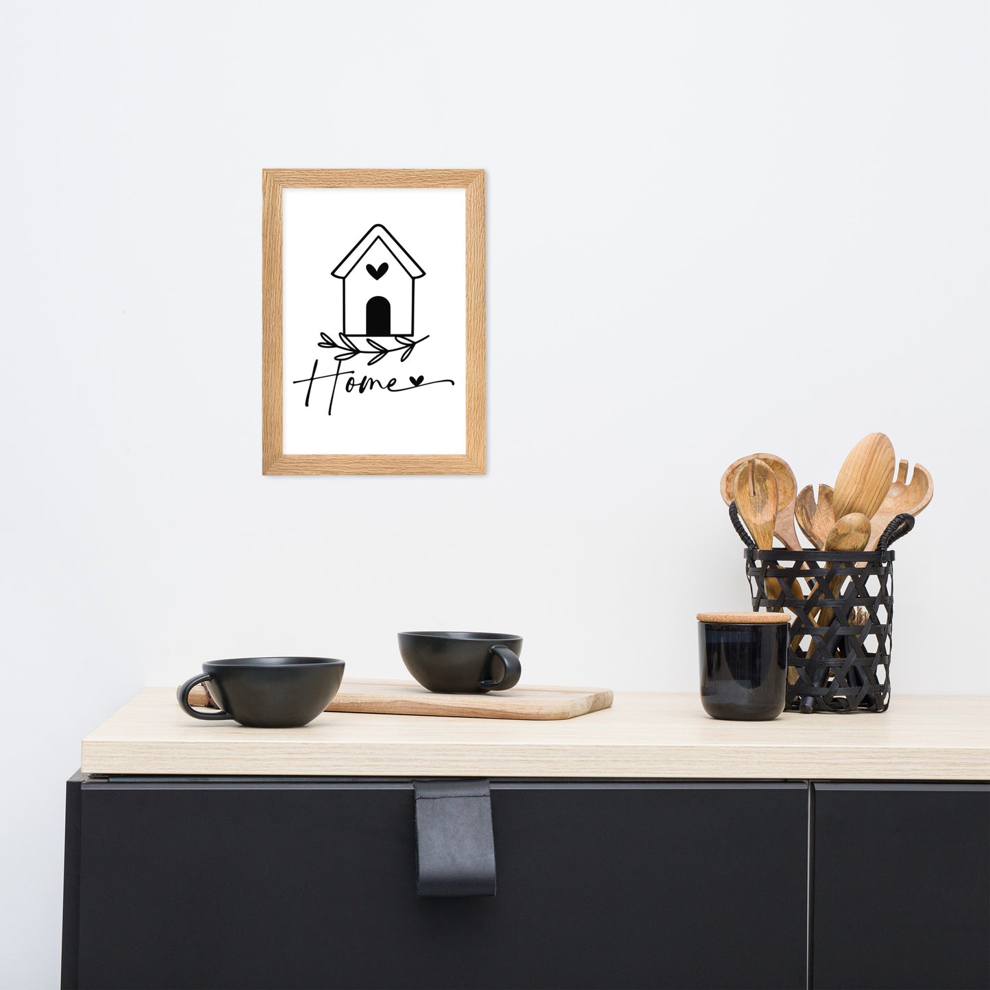 Gerahmtes Poster home