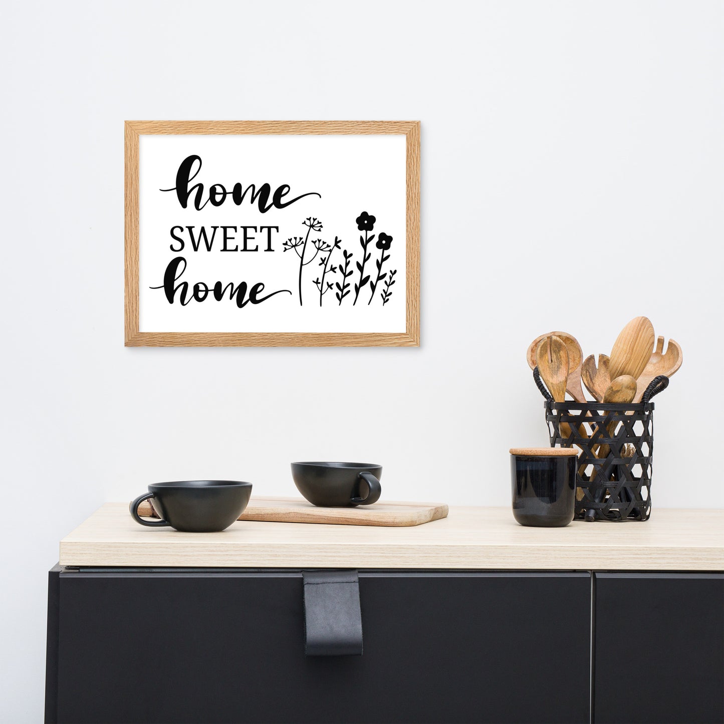 Gerahmtes Poster home sweet home Motiv #2