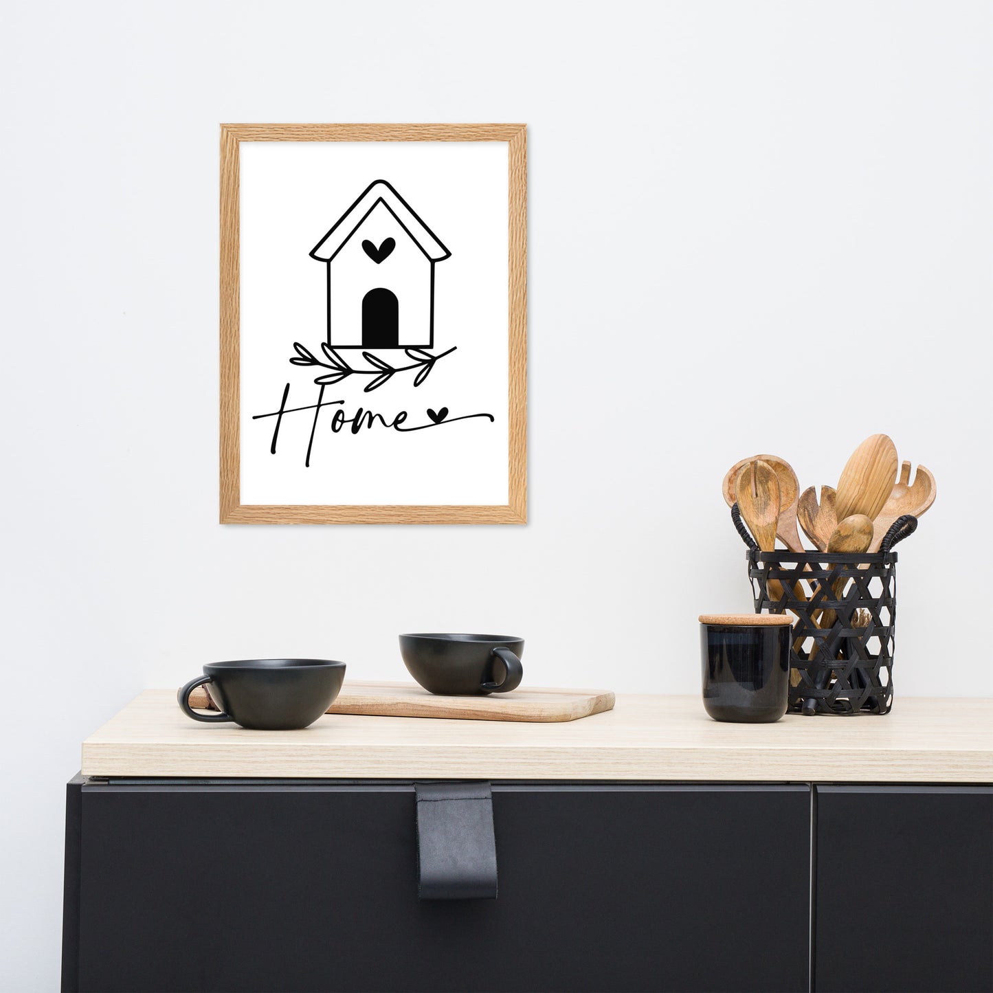 Gerahmtes Poster home