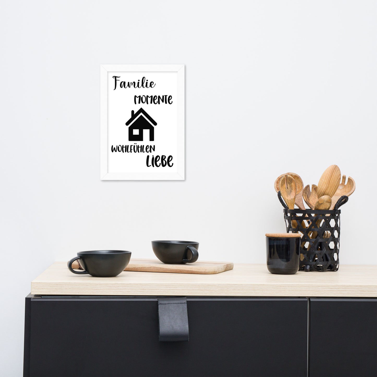 Gerahmtes Poster Familie