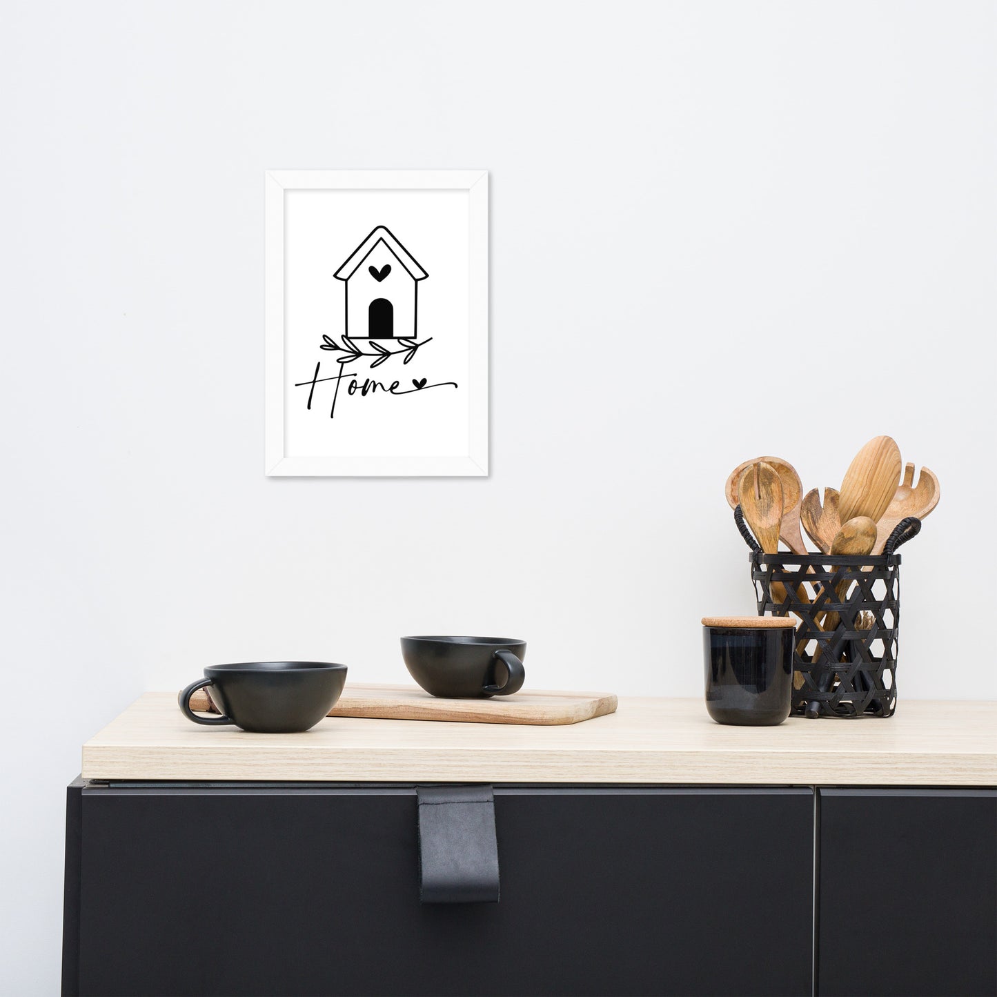 Gerahmtes Poster home