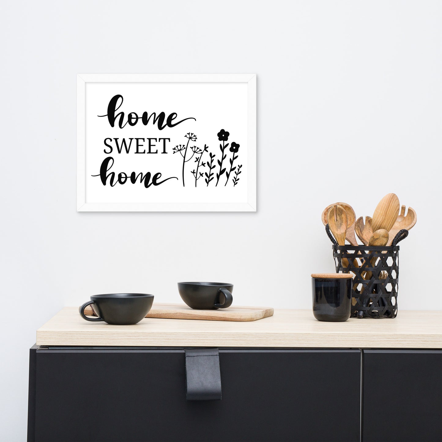 Gerahmtes Poster home sweet home Motiv #2