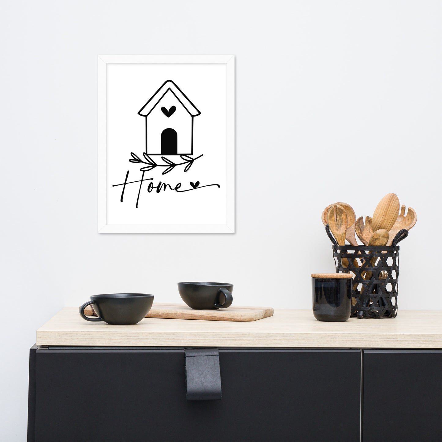 Gerahmtes Poster home
