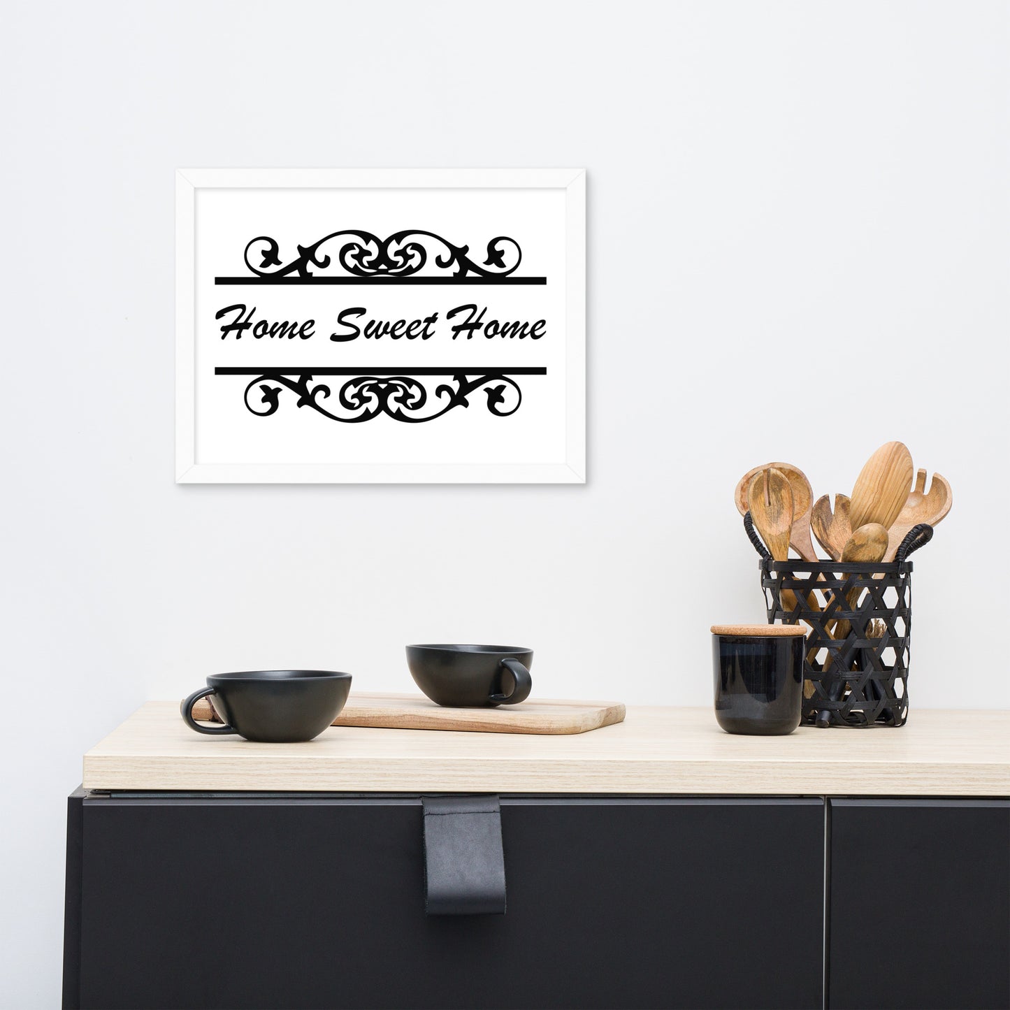 Gerahmtes Poster home sweet home Motiv #3