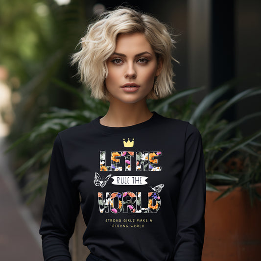 Damen Longsleeve let me rule the world