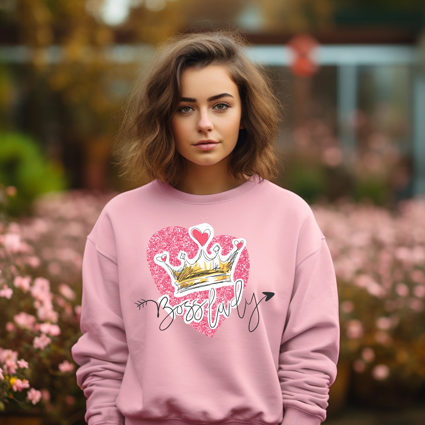 Damen Pullover bosslady