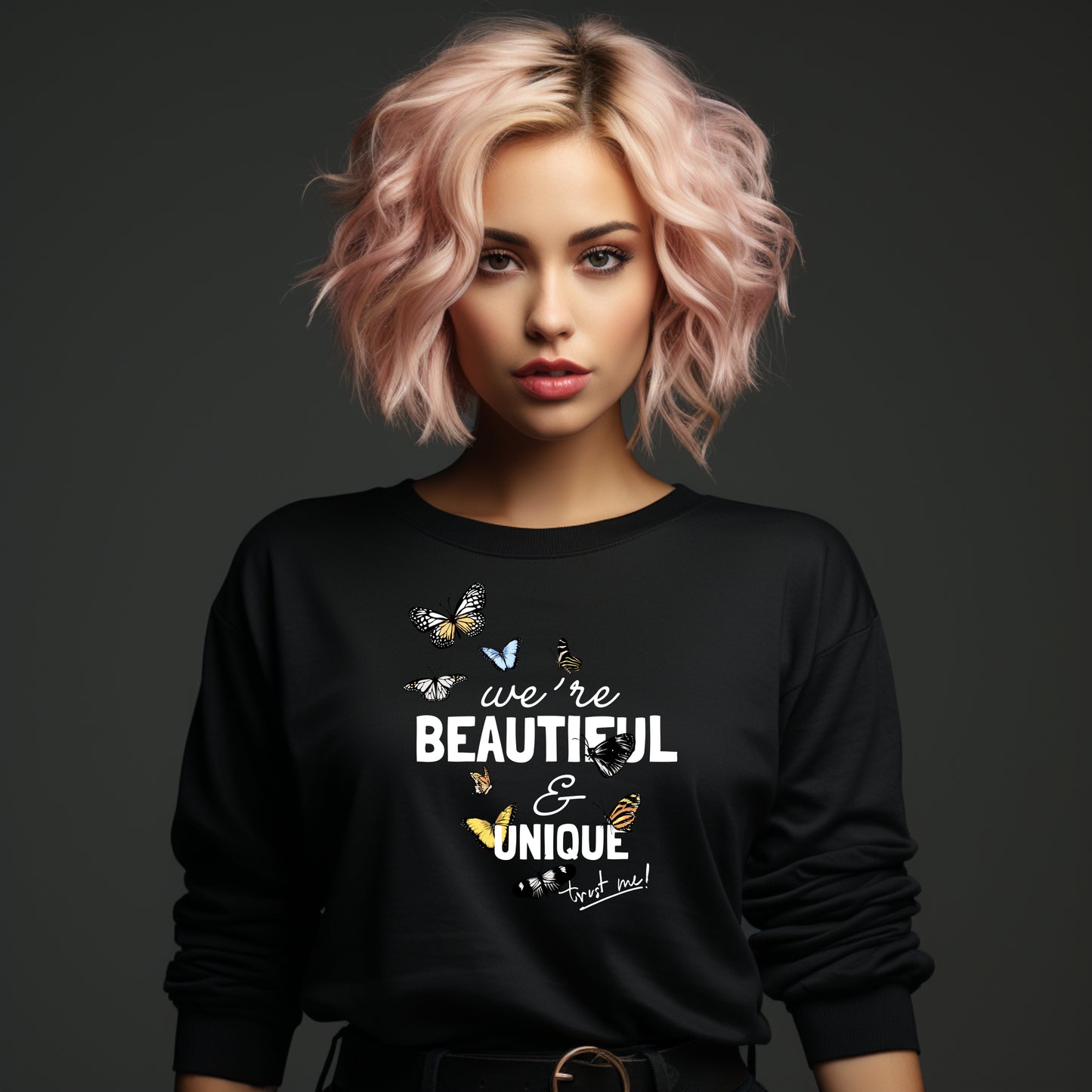 Damen Longsleeve beautiful and unique