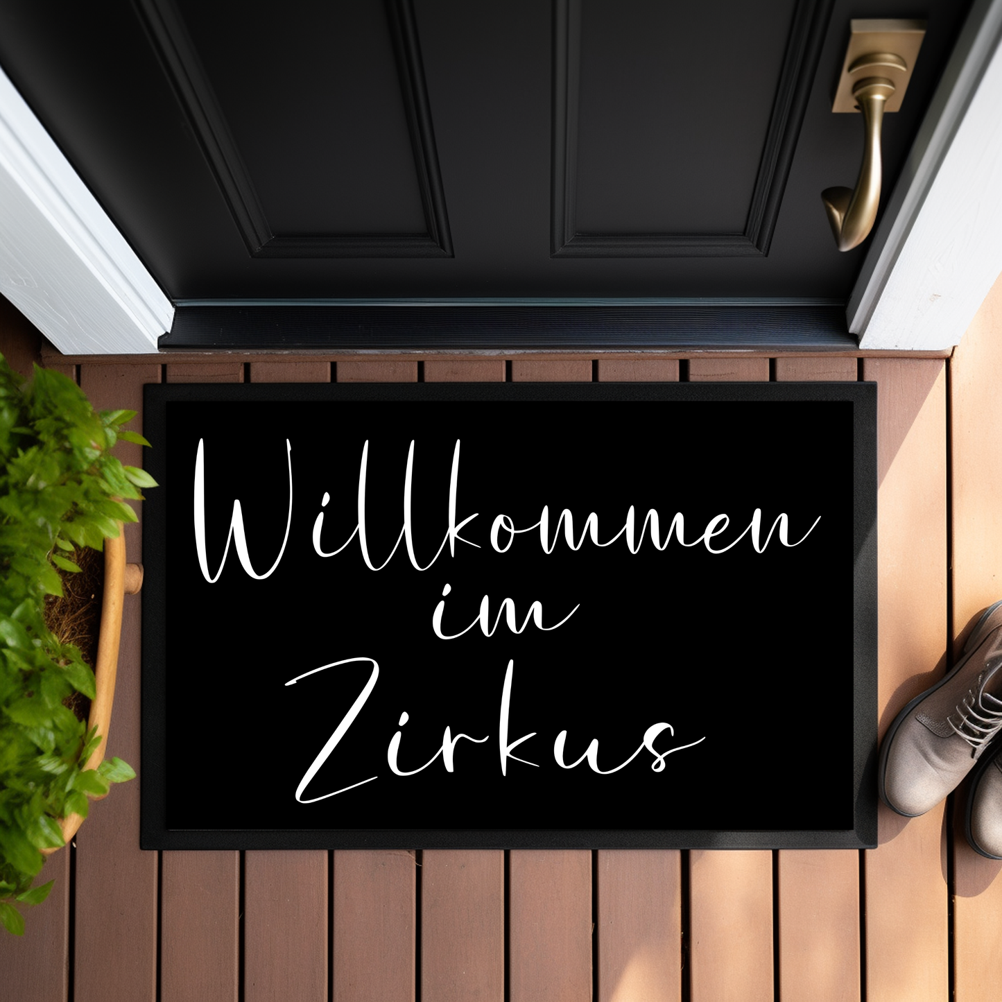 Fußmatte Willkommen im Zirkus