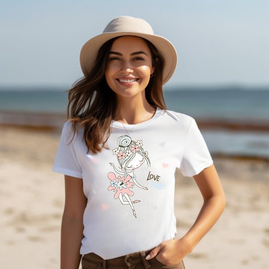 Frauen T-Shirt love ballet