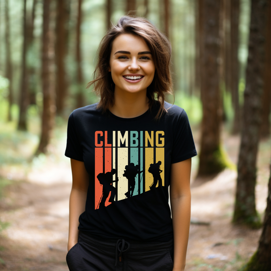 Damen T-Shirt climbing