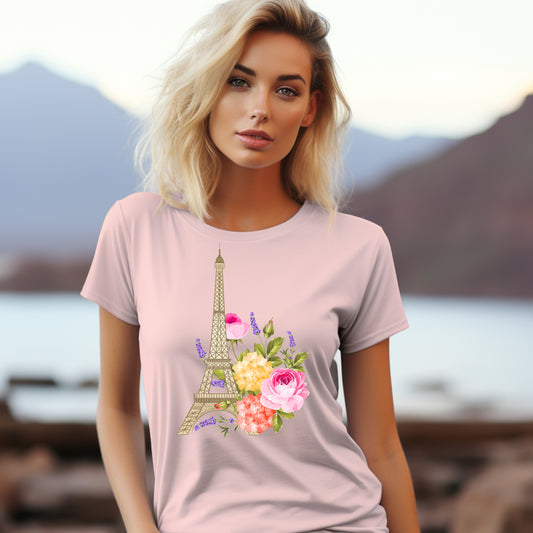 Damen T-Shirt Paris