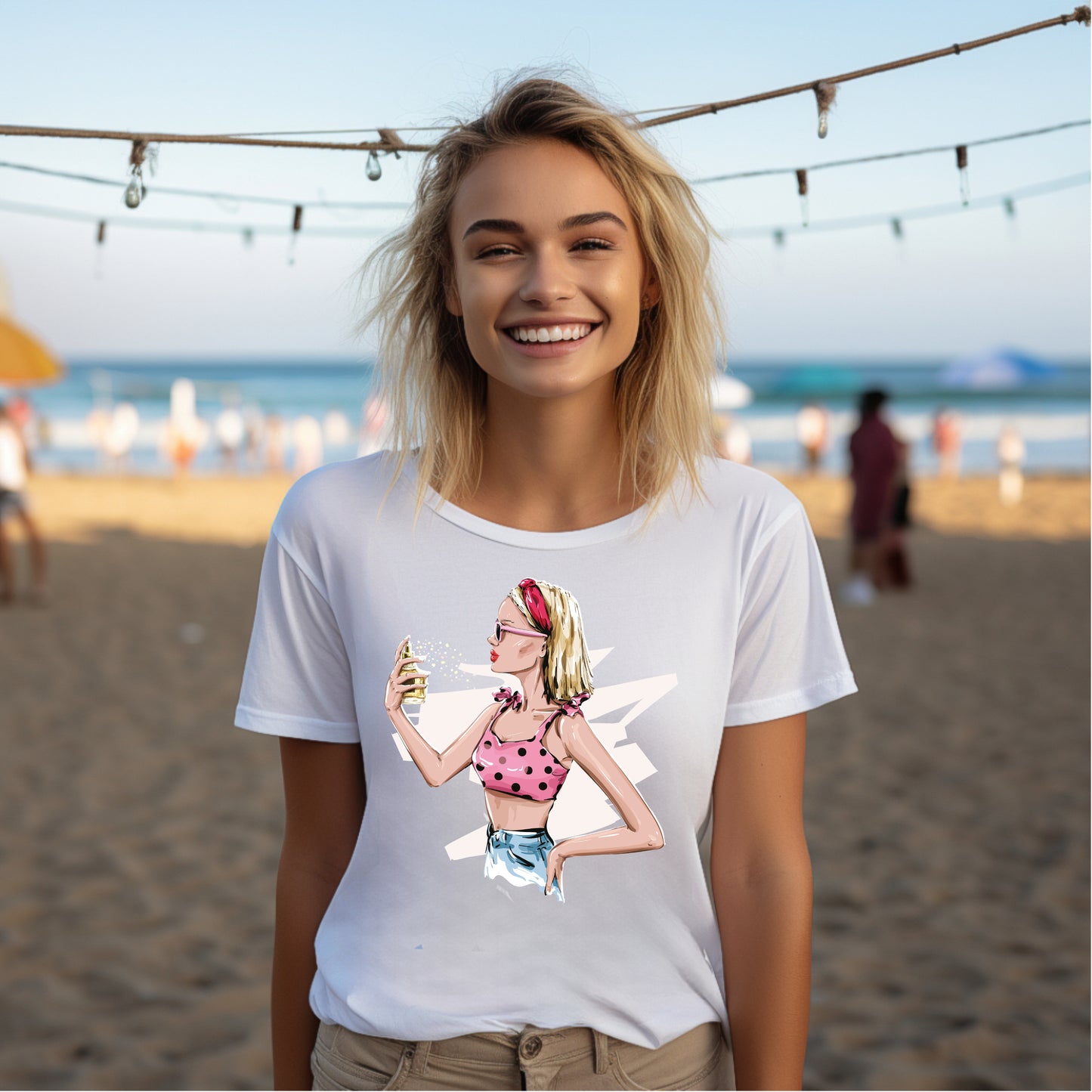 Frauen T-Shirt Parfüm