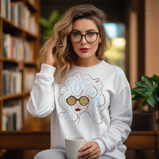 Damen Pullover shiny