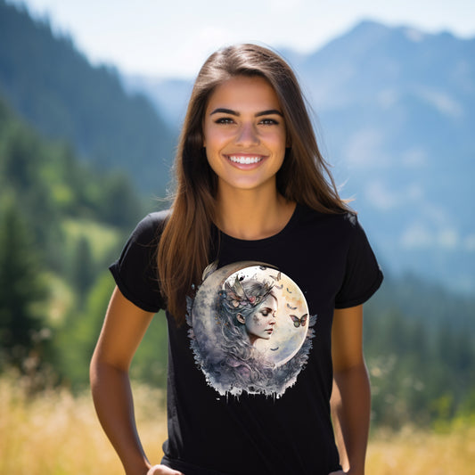 Frauen T-Shirt Mondfee Motiv #4