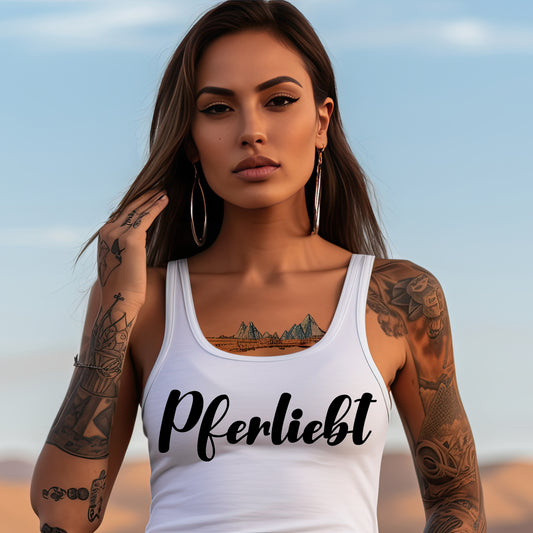 Damen Tank-Top Pferliebt