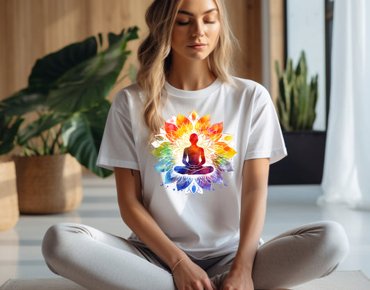 Frauen Sport T-Shirt Chakra